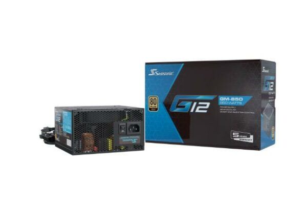 Power Supply|SEASONIC|G12 GM-850|850 Watts|Efficiency 80 PLUS GOLD|MTBF 100000 hours|SSR-850FM