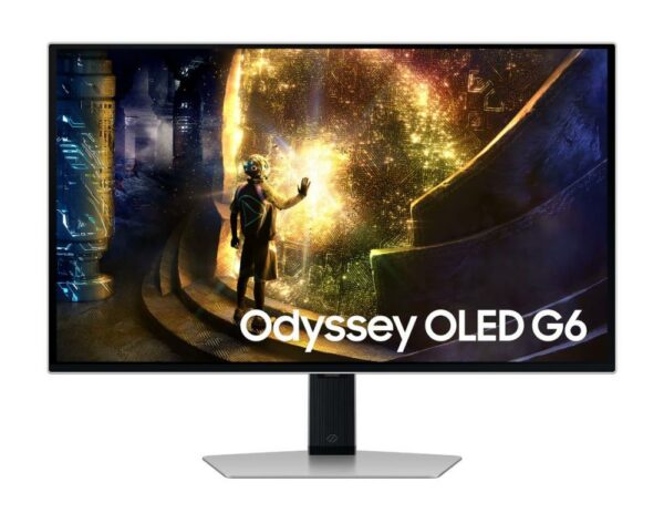 Monitor|SAMSUNG|LS27DG610SUXEN|27"|Gaming|Panel OLED|2560x1440|16:9|240Hz|Matte|0.03 ms|Swivel|Pivot|Height adjustable|Tilt|Colour Silver|LS27DG610SUXEN