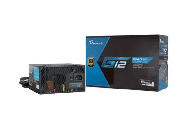 Power Supply|SEASONIC|G12 GM-750|750 Watts|Efficiency 80 PLUS GOLD|MTBF 100000 hours|SSR-750FM