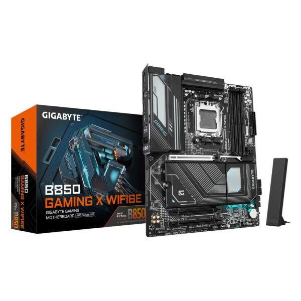 GIGABYTE B850GAMINGXWIFI6E pagrindinė plokštė, Amd B850, SAM5, ATX, DDR5