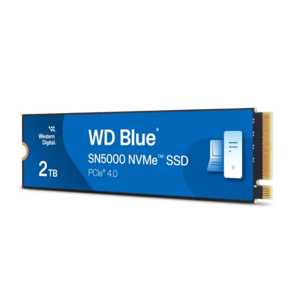 SSD|WESTERN DIGITAL|Blue SN5000|2TB|M.2|PCIe Gen4|NVMe|Write speed 4850 MBytes/sec|Read speed 5150 MBytes/sec|2.38mm|TBW 900 TB|WDS200T4B0E