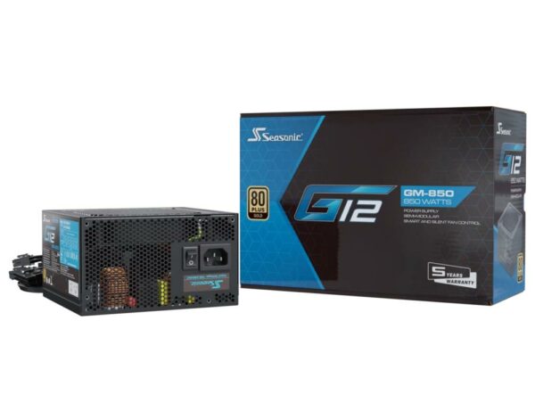 Power Supply|SEASONIC|G12 GM|850 Watts|Efficiency 80 PLUS GOLD|MTBF 100000 hours|G12GM-850