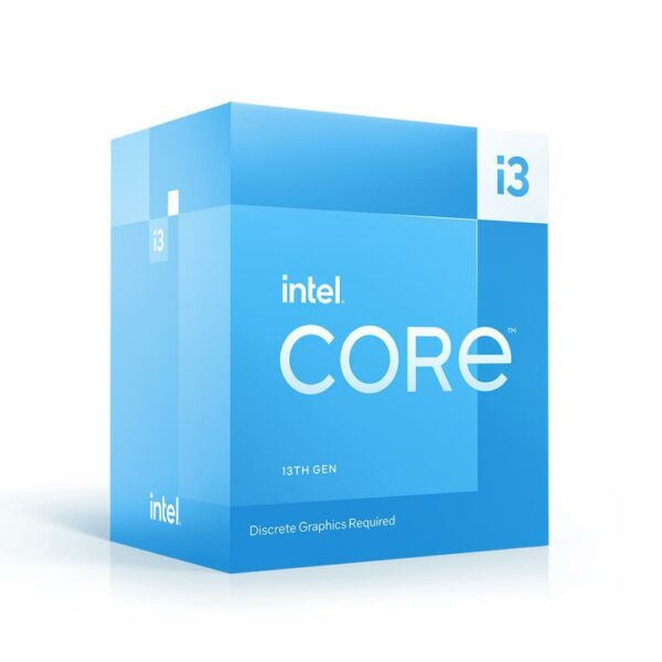 INTEL Core i3 i3-13100F 3.4 GHz 4 branduolių procesorius (LGA1700, BOX)