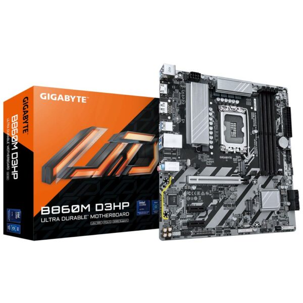 GIGABYTE pagrindinė plokštė, Intel B860, LGA1851, ATX, DDR5