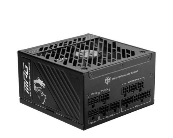 Power Supply|MSI|MPG A1250GS PCIE5|1250 Watts|Efficiency 80 PLUS GOLD|MPGA1250GSPCIE5