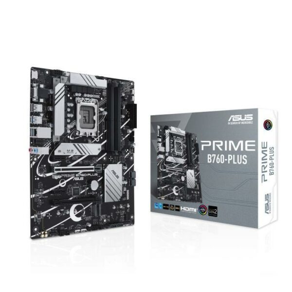 ASUS PRIMEB760-PLUS pagrindinė plokštė, Intel B760, LGA1700, ATX, DDR5