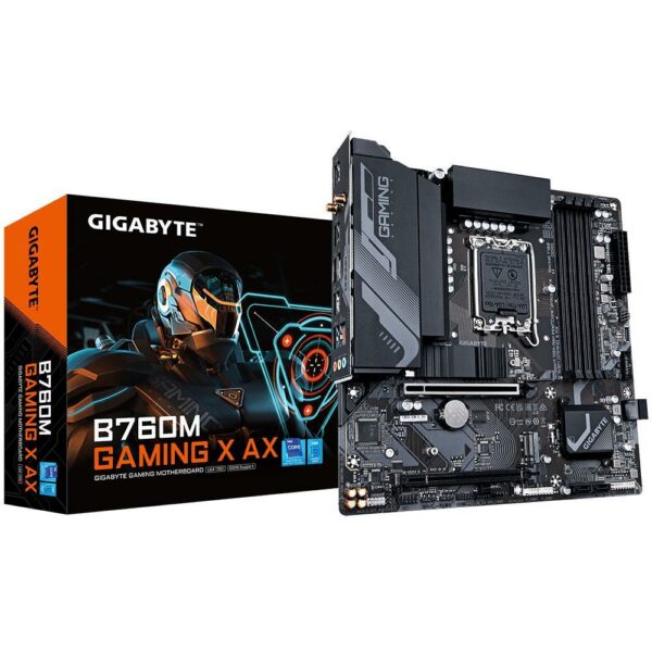 GIGABYTE Intel B760 Express pagrindinė plokštė, LGA1700, MicroATX, DDR5