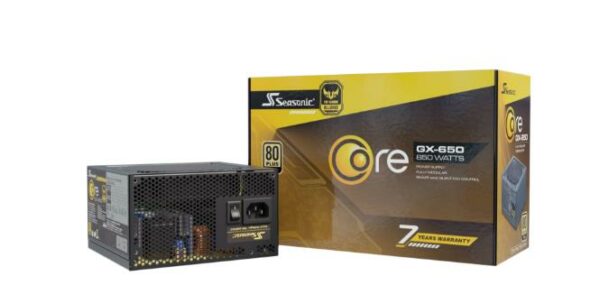 Power Supply|SEASONIC|CORE GX|650 Watts|Efficiency 80 PLUS GOLD|SRP-CGX651-A5A32SF