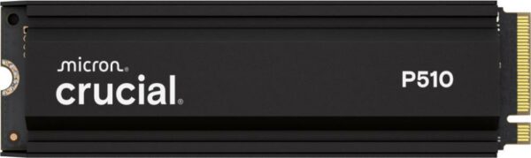 SSD|CRUCIAL|P510|1TB|M.2|PCIe Gen5|NVMe|TLC|Write speed 9500 MBytes/sec|Read speed 11000 MBytes/sec|TBW 600 TB|CT1000P510SSD5