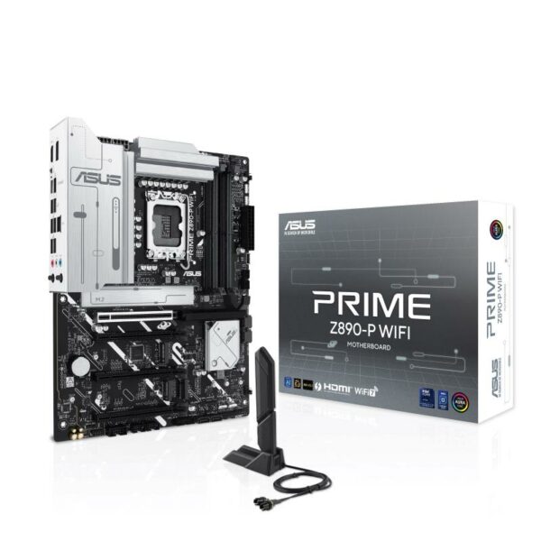 ASUS PRIMEZ890-PWIFI pagrindinė plokštė, Intel Z890, LGA1851, ATX, DDR5