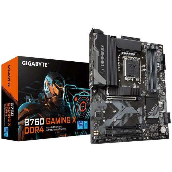 GIGABYTE B760GAMINGXDDR4 pagrindinė plokštė, Intel B760, LGA1700, ATX, DDR4