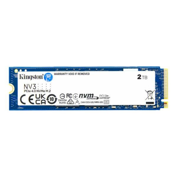Kingston NV3 2 TB M.2 NVMe PCIE 3D NAND SSD