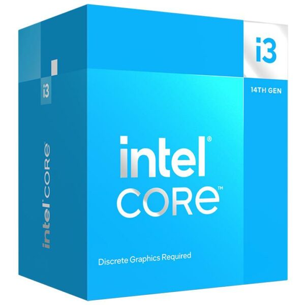 INTEL Core i3 i3-14100F 3.5 GHz 4 branduolių procesorius (LGA1700, BOX)