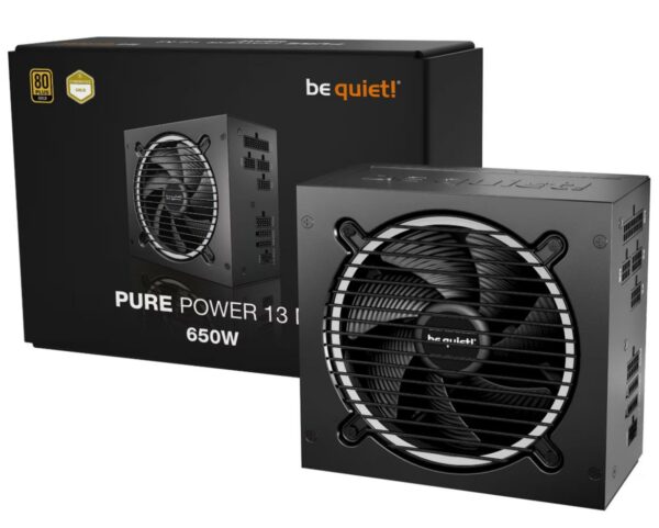 Power Supply|BE QUIET|Pure Power 13m|650 Watts|Efficiency 80 PLUS GOLD|PFC Active|MTBF 100000 hours|BP025EU
