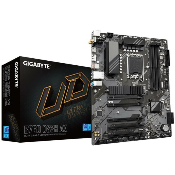GIGABYTE Intel B760 Express pagrindinė plokštė, LGA1700, ATX, DDR5