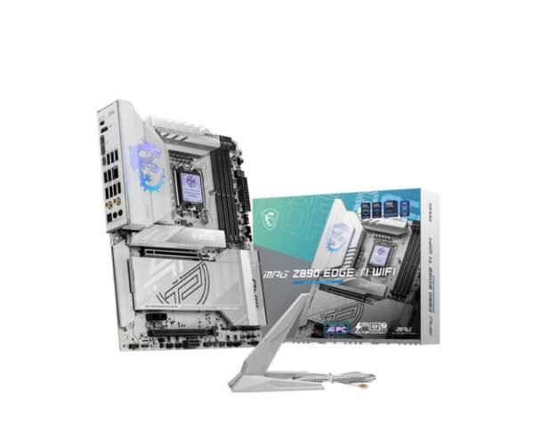 MSI MPG Z890 EDGE WIFI pagrindinė plokštė, Intel Z890, LGA1851, ATX, DDR5