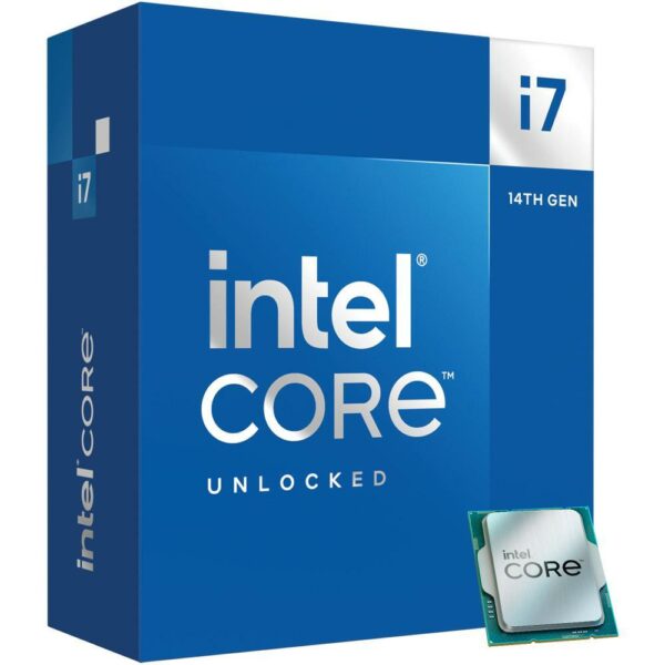 INTEL Core i7 i7-14700KF 3.4 GHz 20 branduolių procesorius (LGA1700, BOX)