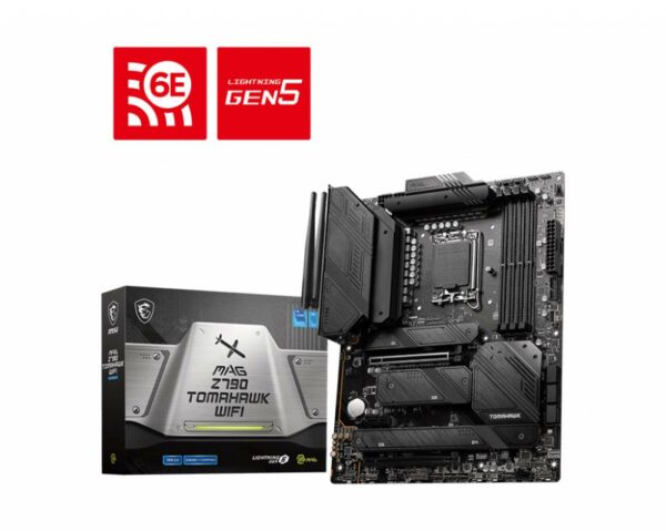 MSI MAGZ790TOMAHAWKWIFI pagrindinė plokštė, Intel Z790, LGA1700, ATX, DDR5