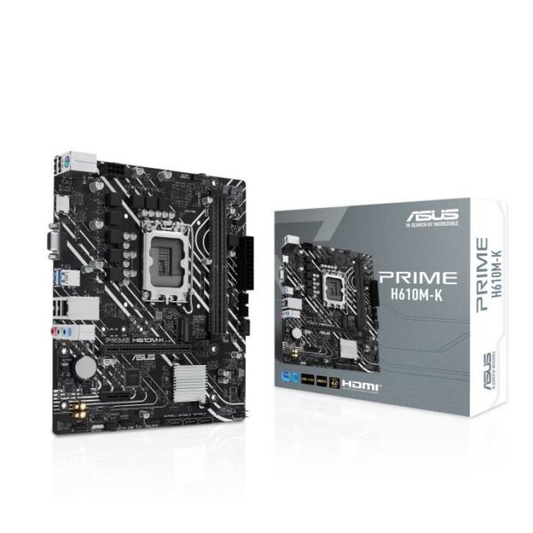 ASUS PRIMEH610M-K pagrindinė plokštė, LGA1700, MicroATX, DDR5