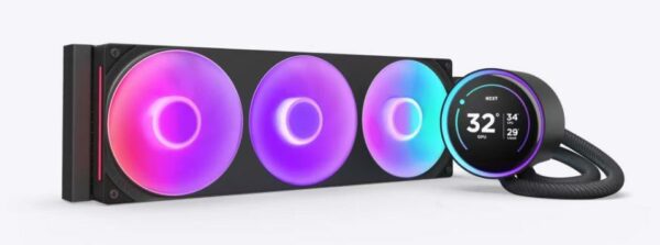 NZXT Kraken Elite 360 RGB CPU skysčio aušintuvas (LGA1200/LGA1700/LGA1851/SAM4/SAM5)