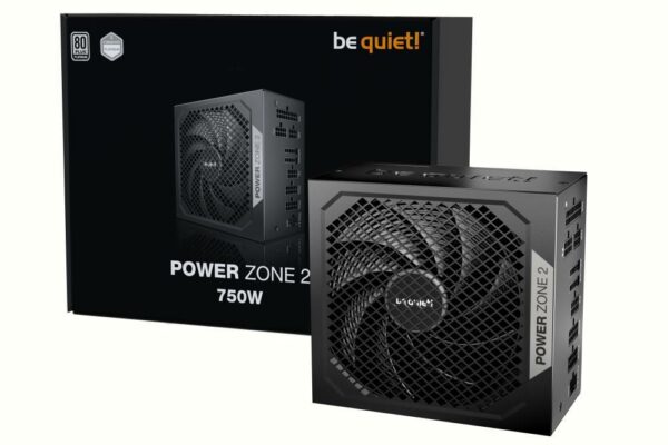 Power Supply|BE QUIET|POWER ZONE 2|850 Watts|Peak Power 920 Watts|Efficiency 80 PLUS PLATINIUM|MTBF 100000 hours|BP007EU