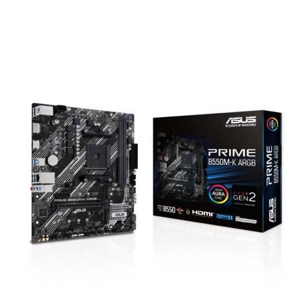 ASUS PRIMEB550M-KARGB, Amd B550, SAM4, ATX, DDR4