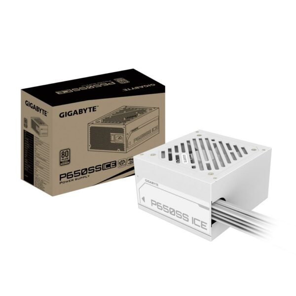 GIGABYTE GIGABYTE 650W maitinimo blokas (80 PLUS SILVER, aktyvus PFC)