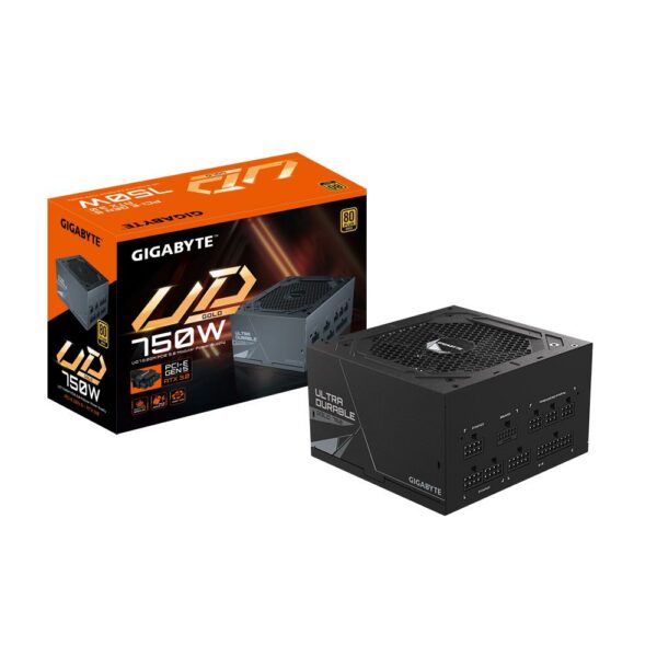 GIGABYTE GIGABYTE 750W maitinimo blokas (80 PLUS GOLD, aktyvus PFC)