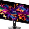 Monitorius Monitor MSI 31.5" Gaming Panel QD-OLED 3840x2160 16:9 165Hz 0.03 ms Swivel Pivot Height adjustable Tilt Colour Black MAG321UPQD-OLED - Image 4
