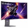 Monitorius LG 45GS95QE-B 45" Gaming/Curved/21 : 9 Panel OLED 3440x1440 21:9 240Hz 0.03 ms Swivel Height adjustable Tilt Colour Black 45GS95QE-B - Image 2