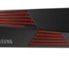 SSD|SAMSUNG|990 PRO with Heatsink|4TB|M.2|PCIe Gen4|NVMe|TLC|Write speed 6900 MBytes/sec|Read speed 7450 MBytes/sec|TBW 2400 TB|MTBF 1500000 hours|MZ-V9P4T0CW - Image 2
