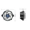 CPU COOLER SAM5/SAM4/ALPINE 23 ACALP00035A ARCTIC - Image 4