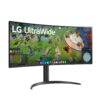 Monitorius Lg 34WP65CP-B 34" Gaming/Curved/21 : 9 Panel VA 3440x1440 21:9 160Hz Matte 1 ms Speakers Height adjustable Tilt Colour Black 34WP65CP-B - Image 3