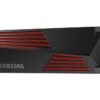 SSD|SAMSUNG|990 PRO with Heatsink|2TB|M.2|PCIE|NVMe|MLC|Write speed 6900 MBytes/sec|Read speed 7450 MBytes/sec|2.3mm|TBW 1200 TB|MTBF 1500000 hours|MZ-V9P2T0GW - Image 3