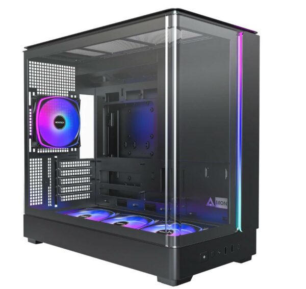 CASE MIDITOWER ATX W/O PSU/KING 15 PRO (B) MONTECH