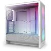 NZXT H5 FLOW RGB 2024 MidiTower kompiuterio korpusas (ATX, EATX, MicroATX, MiniITX, baltas) - Image 5