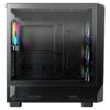 Case|MONTECH|X5|MidiTower|Case product features Transparent panel|Not included|Colour Black|X5(B) - Image 3