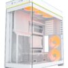 Case|MONTECH|HS02 PRO|MidiTower|Case product features Removeable HDD basket/Transparent panel|Not included|ATX|MicroATX|MiniITX|Colour White|HS02PRO(W) - Image 4