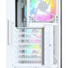 Case|MONTECH|X5|MidiTower|Case product features Transparent panel|Not included|Colour White|X5(W) - Image 4