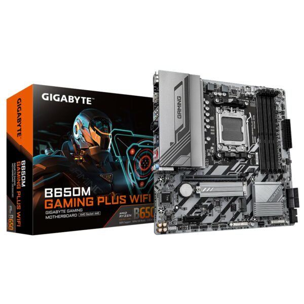Mainboard|GIGABYTE|AMD B650|SAM5|Micro-ATX|Memory DDR5|Memory slots 4|B650MGAMINGPLUSWF1.3