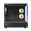 Case|MONTECH|XR|MidiTower|Not included|ATX|MicroATX|MiniITX|Colour Black|XR(B) - Image 3