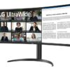 Monitorius Lg 34WR55QK-B 34" Business/Curved/21 : 9 Panel VA 3440x1440 21:9 100Hz 5 ms Height adjustable Tilt Colour Black 34WR55QK-B - Image 8
