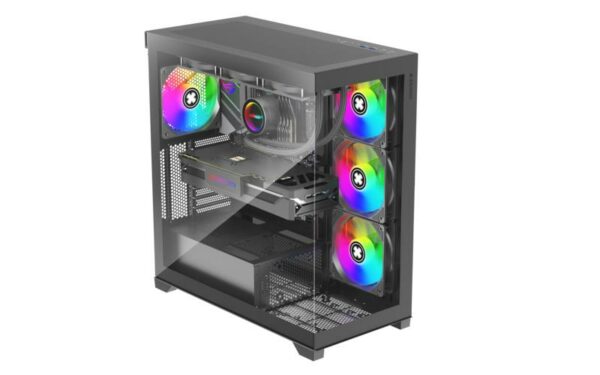 Case|XILENCE|ATX/micro ATX/Mini-ITX|Black|Midi Tower|PC|X818.ARGB